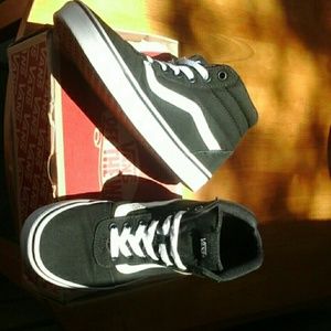 Black Canvas Vans